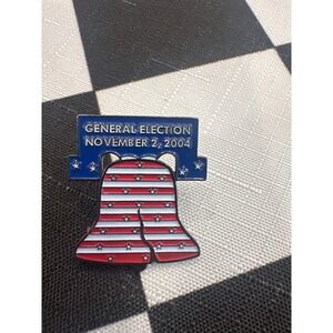 General Election November 2004 Bell Lapel Pin Collectible Political Memorabilia